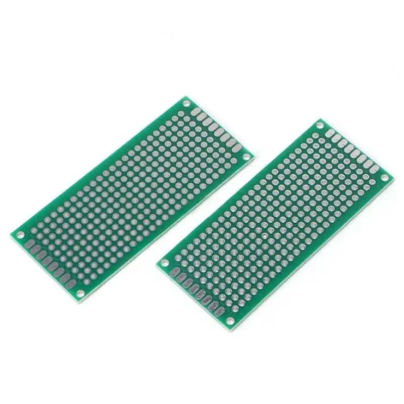 10pcs Electronic PCB Board 3x7cm Diy Universal Printed Circuit Board 3*7cm Double Side Prototyping PCB For Arduino Copper Plate