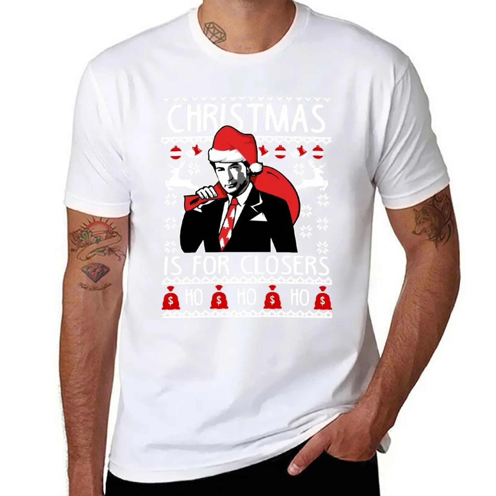 

Christmas Is For Closers T-Shirt man graphic t shirt man t shirt cotton high quality T-Shirt