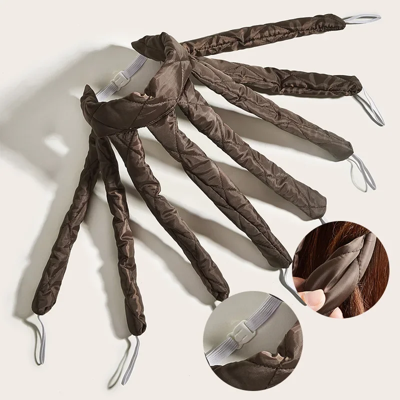 Hair Curling Rod Headband No Heat Hair Curlers Foam Rollers Ribbon DIY For Hair Styling Tool Sleeping Soft Curl Bar Wave Formers