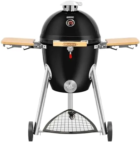 

Iron Kamado Grill Outdoor Charcoal Grill Portable Barbecue Smoker 18/22-Inch BBQ (18" Wide)