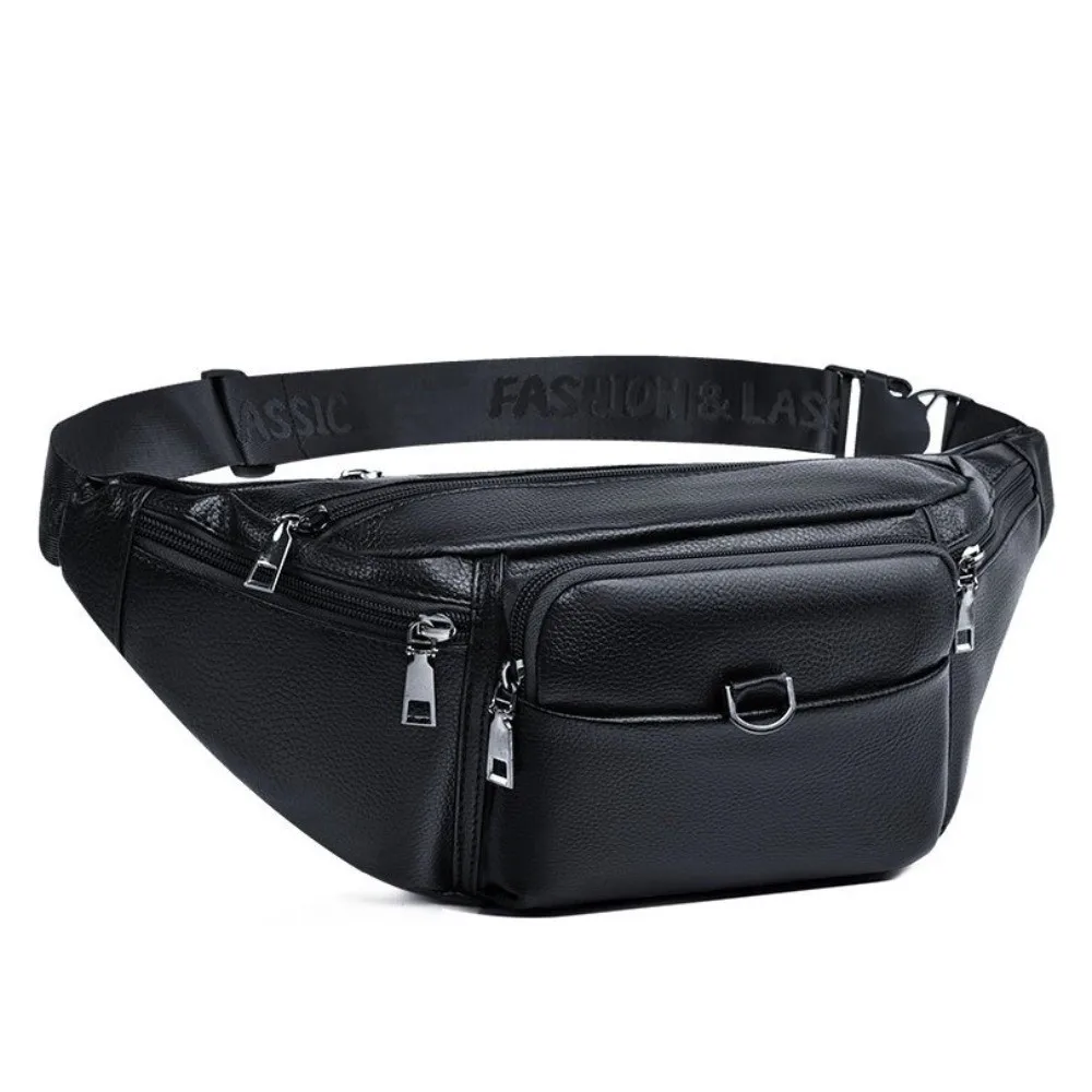 بو الجلود الرجال حقيبة كروسبودي مقاوم للماء الهاتف الحقيبة طالب حقيبة كتف الترفيه سعة كبيرة حقيبة ساعي مكتب المدرسة #4