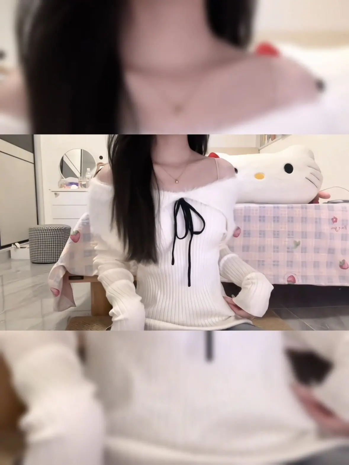 

Korean Sle Long Sve Knitted Sweater Women's Winter Slim Fit Knot One oulder Design Soft Comfortable Commute ...