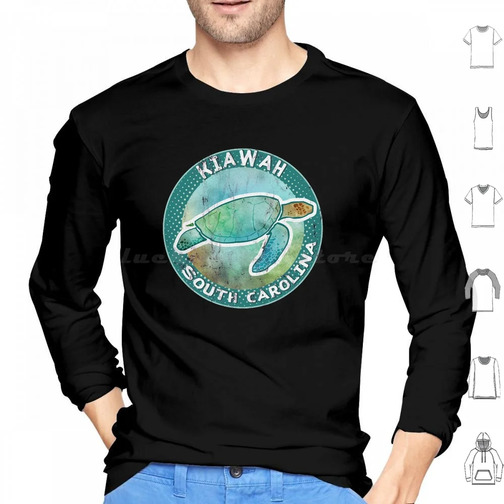 1 Kiawah Island South Carolina Sea Turtle Hoodie cotton Long Sleeve Kiawah Island South Carolina Sea Turtle Organism