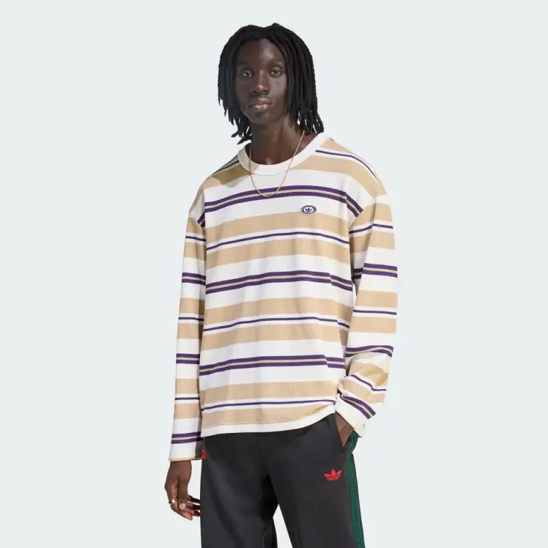 

Adidas Three Leaf Clover Men's Sports and Leisure Long Sleeve T Sleeve KS6849