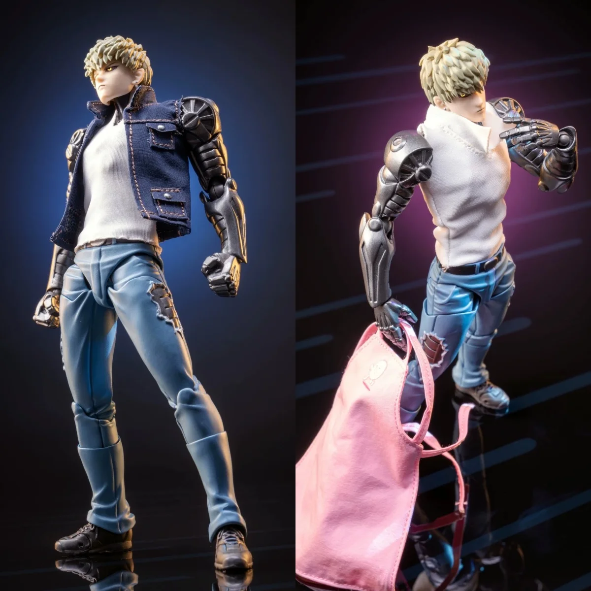 【بدون شكل】 صناعة يدوية بمقياس 1/12 جندي ذكر واحد لكمة Genos إكسسوار ملابس مناسب 6 بوصة نموذج لجسم الحركة يمكنك صنعه بنفسك #1