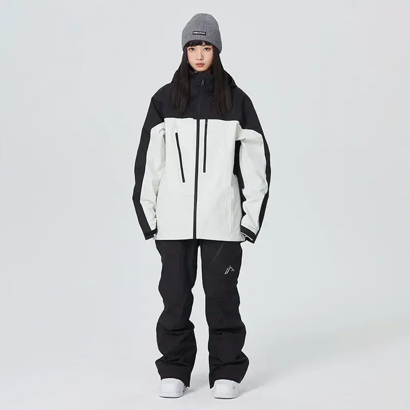 Winter Couple Skiing Suit Set Outdoor Windproof 2025 Snow Clothes Woman Warm Ski Sport Jacket Pants New Man Snowmobile Tracksuit