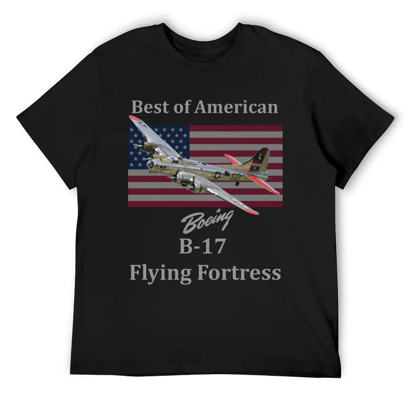 The best of American B-17 Flying Fortress T-Shirt graphic shirts vintage boys animal print new edition men clothes