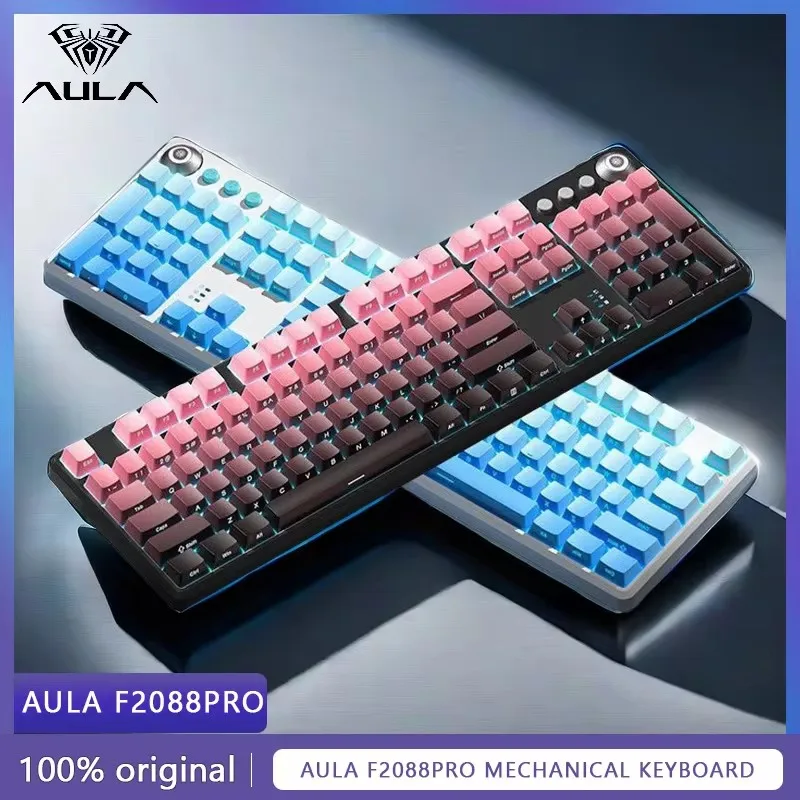 

AULA F2088pro Mechanical keyboard side engraved gradient 108 key e-sports game office desktop laptop keyboard and mouse set