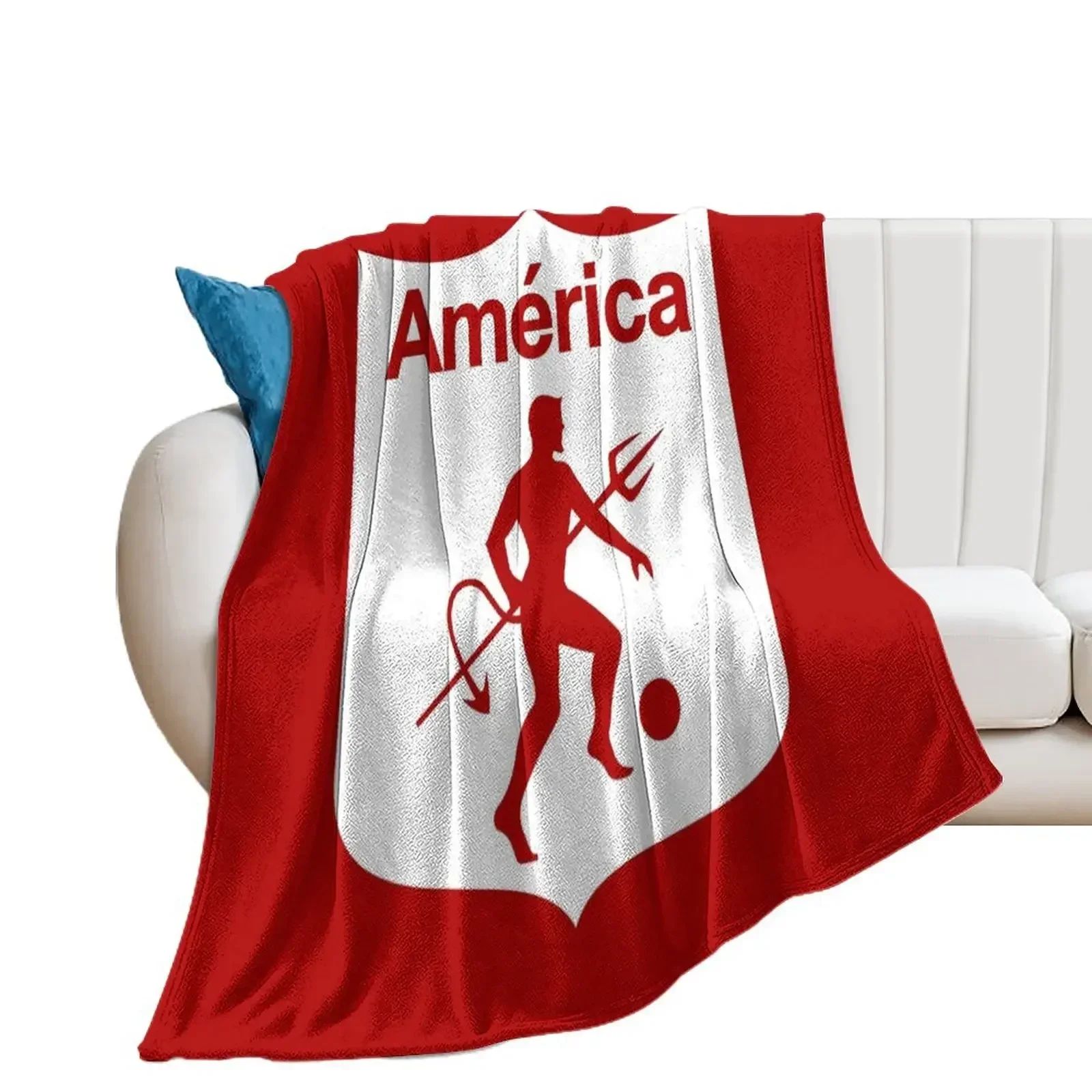 

America de Cali Los Diablos Rojos Los Escarlatas Throw Blanket Nap Bed linens Sofa Throw Sleeping Bag Blankets