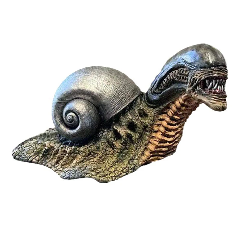 

Big Mutation Ugly Evil Snail Animal Resin Figure Monster Model Rare Limited Collection Toy Gift for Adult Halloween Decoration