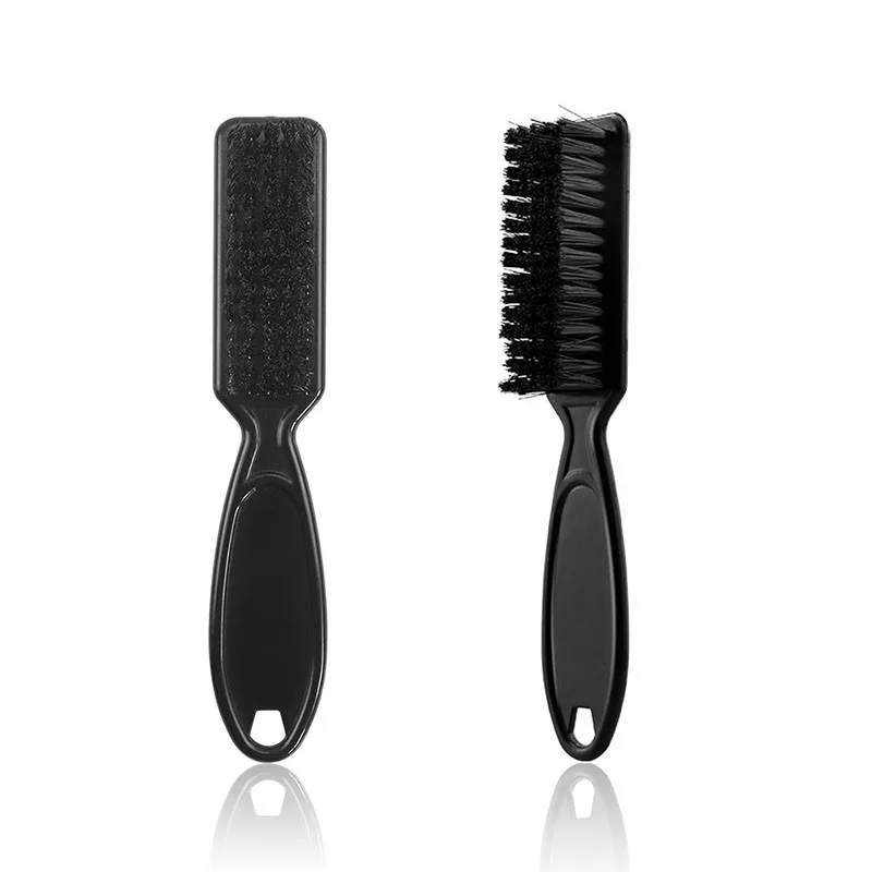 Professional Men\'S Shave Beard Brush Plastic Handle Hairdressing Soft Hair Cleaning Brush Oil Head Shape Carving Cleaning Tool