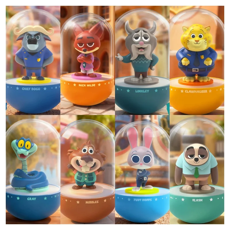 

Zootopia 2 Night Light Series Blind Box Nick Judy Light Axis peripheral collectible decorative items for holiday gifts