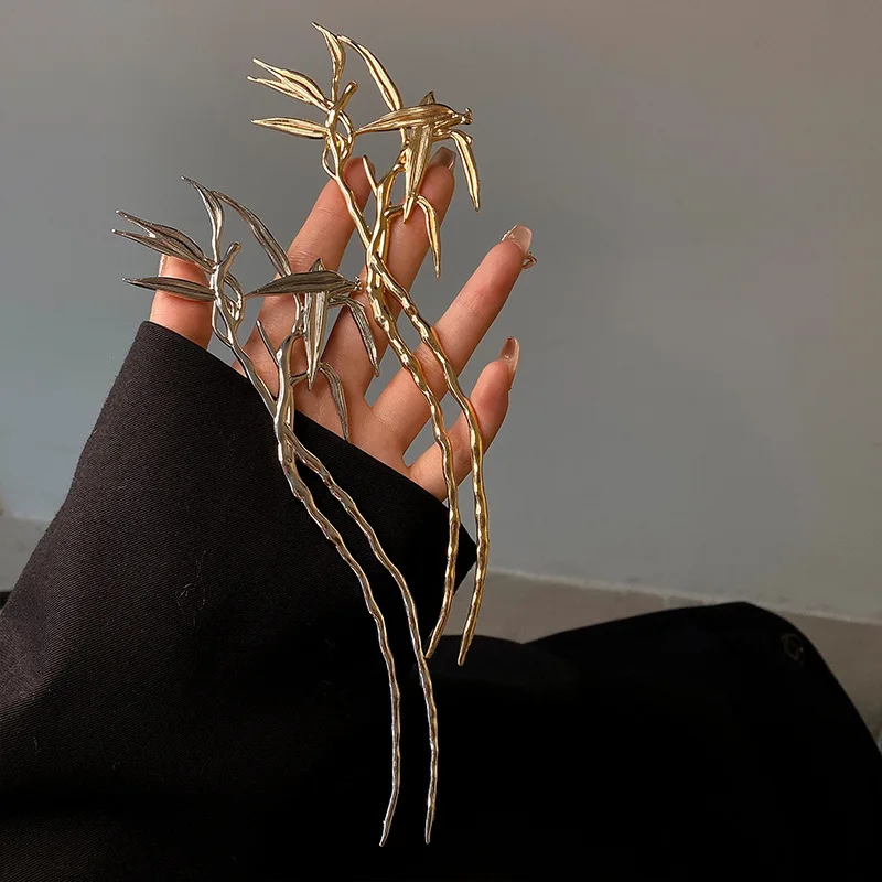 Épingle à cheveux de Style Simple et moderne pour femmes, avec plaque de Sensation avancée, accessoires Hanfu de Style ancien, 2025