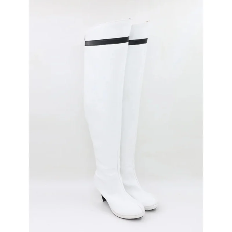 هازبين لوت شعر مستعار الملاك تأثيري حلي أحذية فندق القتال أحذية هالوين كرنفال حفلة تنكرية أبيض اللون أنيمي تأثيري الدعائم