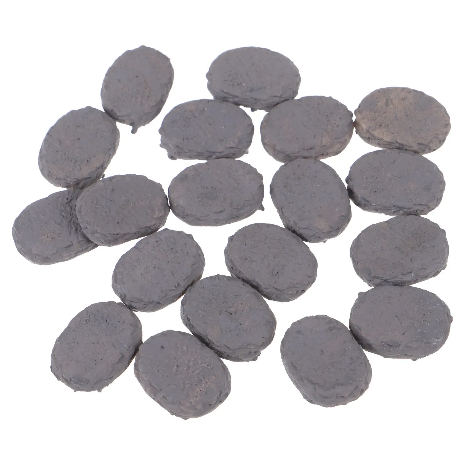 

20Pcs Micro Landscape Resin Stepping Stones 0.98 Inch Miniature Fairy Garden Accessories Mini Outdoor Bonsai Terrarium Stone