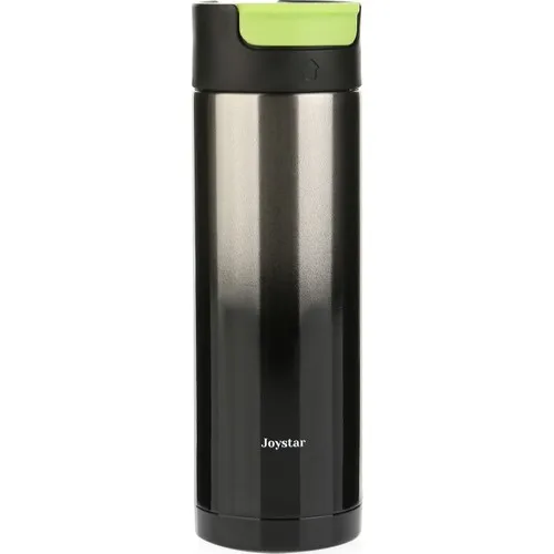 Joystar Double Wall Vacuum Heat Insulated Sports Thermos Metallic Black