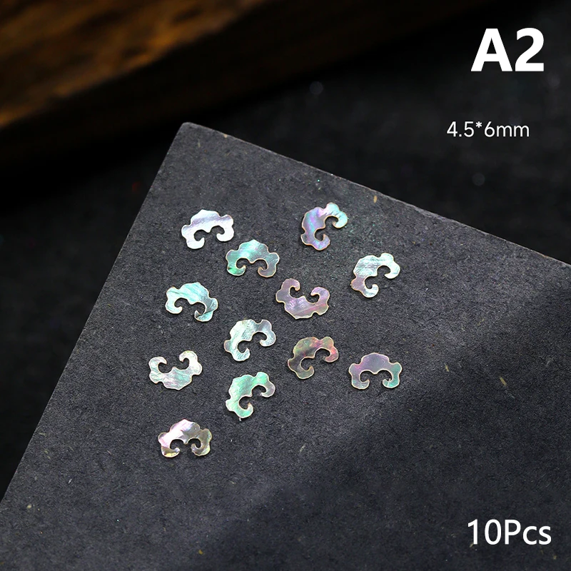 

10pcs Cloud Butterfly Stereoscopic Ultrathin Nail Art Diamond Glitter Flash Manicure Decorations Chinese Style Propitious