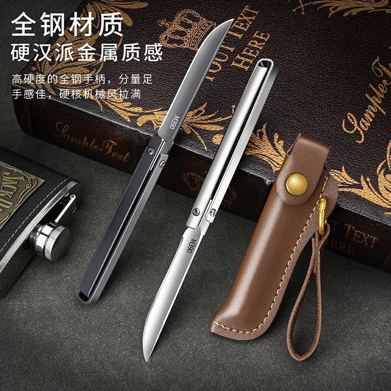 

Mechanical Flip Folding Pocket Knife Portable and Convenient Camping Tool Everyday Carry Self Defense Survival Rescue Knives