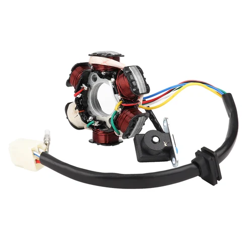 Imagen 2 del producto Bobina de estator magneto de 5 cables de 6 bobinas apta para 50cc 70cc 90cc 110cc 125cc ATV Go Kart generador bobina de estator magneto