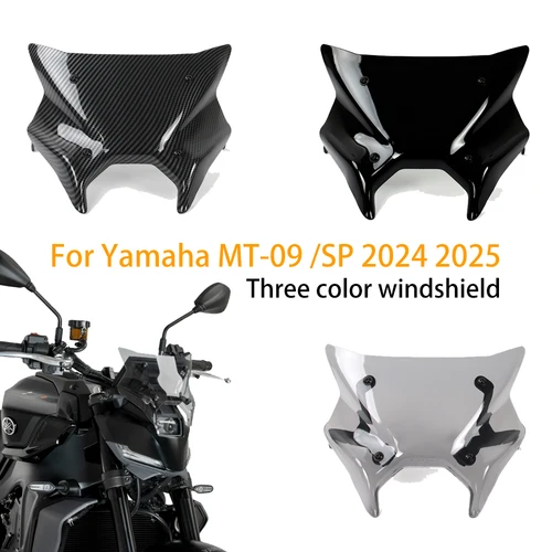 Nuevos accesorios para motocicleta, parabrisas, deflectores de protección contra el viento, parabrisas para YAMAHA MT-09 2024 MT09 SP MT 09 2024 2025