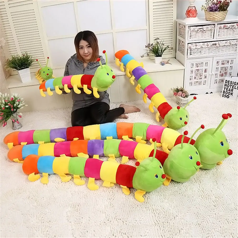 Soft Toys Cartoon Plush Cushion Pillow Plush Toys Caterpillar