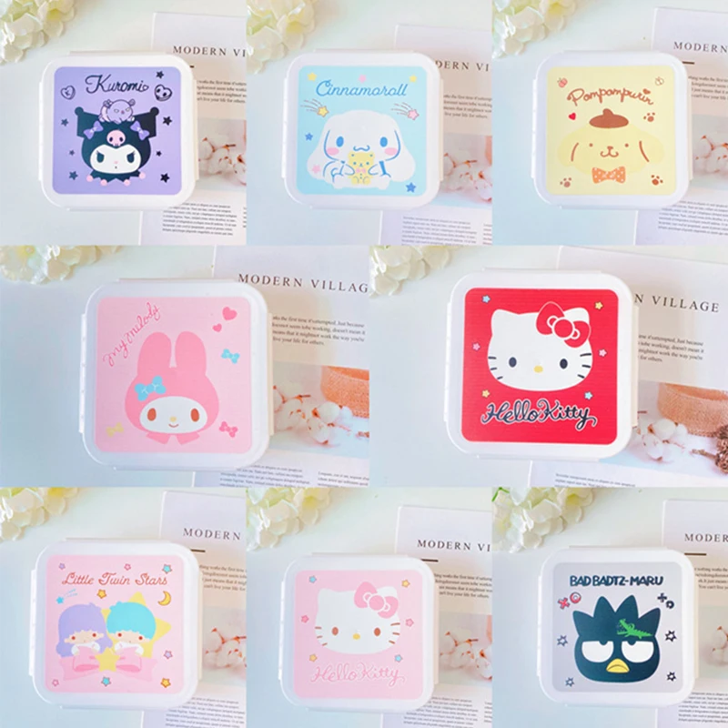 Sanrio Hello Kitty Kuromi Lunch Box Crisper Fashionable And Beautiful Simple Desktop Miscellaneous Storage Box Children\'s Gift