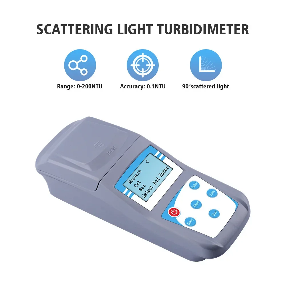 ZD-2A Intelligent Handheld Portable Turbidity Meter Digital Display Water Quality Testing Colorimetric Method for Swimming Pools