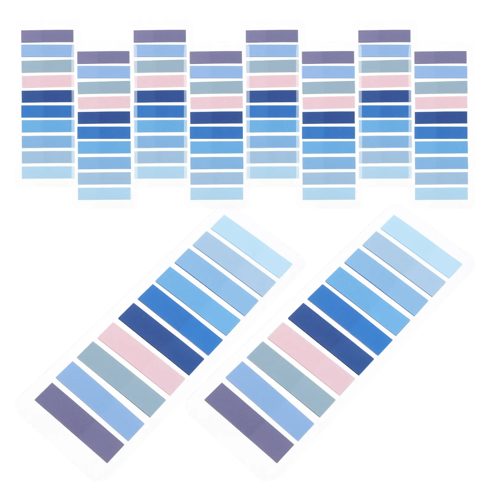 

10 цветных прозрачных стикеров-закладок для страниц, самоклеящиеся этикетки-индексы с возможностью записи, для офиса и дома