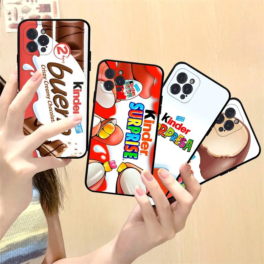 1 funda de teléfono sorpresa Trolly Egg K-KINDER JOY para IPhone 17 16 Pro Max 15 14 13 12 11 Mini Plus