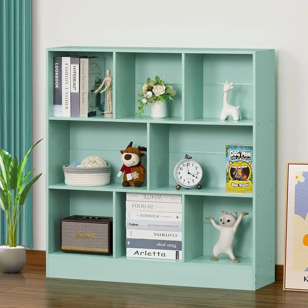 8 Cube Bookshelf Wi…