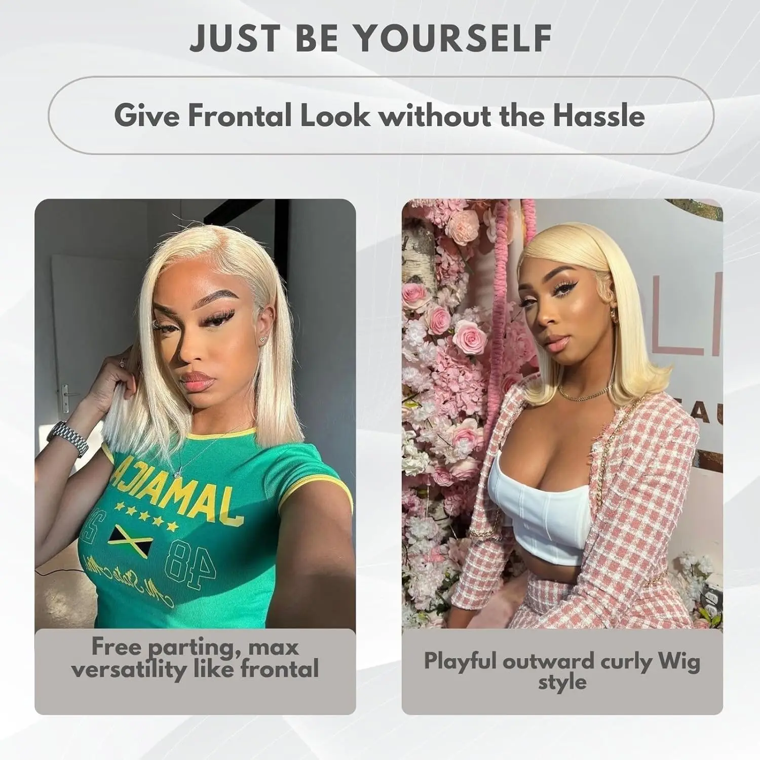 Peluca Bob corta rubia 613, pelucas de cabello humano con encaje Frontal transparente, peluca Frontal de encaje de corte de color recta 13X4 13x6 5x5