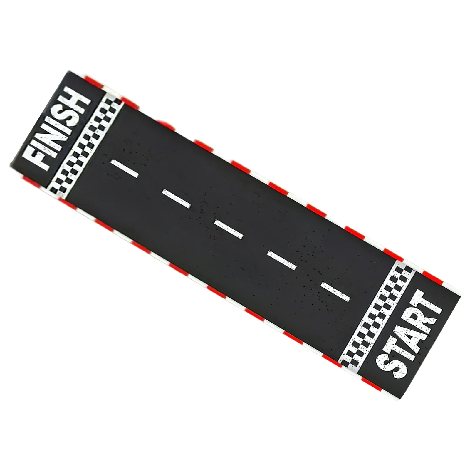 Racing Track Runner Rug Road Truck Carpet 9.8ft X 23.6inch Start Finish Line Water Absorbent Quick-Dry Floor Mat Bedroom
