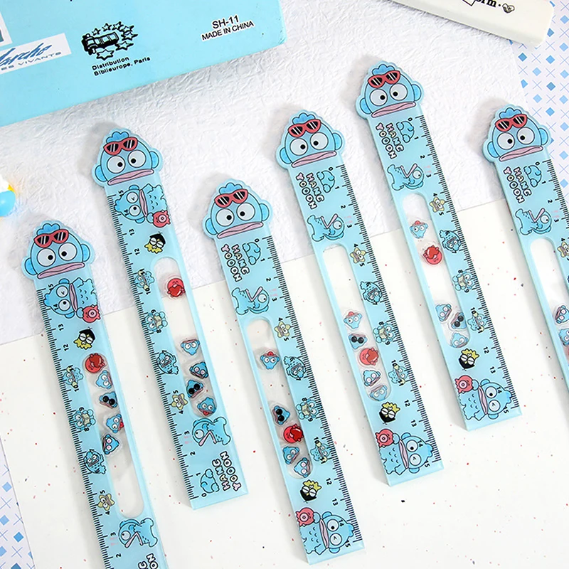 Cartoon School Office Rocking Ruler Cute Cool Clownfish Acrylic Student 15cm Ruler