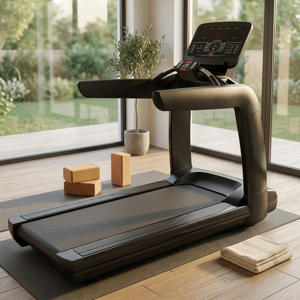 Professional China Home Use Electric Steel Treadmill 2HP Motor 180KG Capacity Wireless Heart Rate Exercise