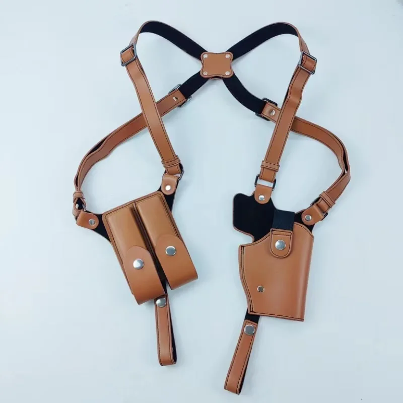 underarm-92-holster-with-dual-magazine-pockets-unisex-leather-case