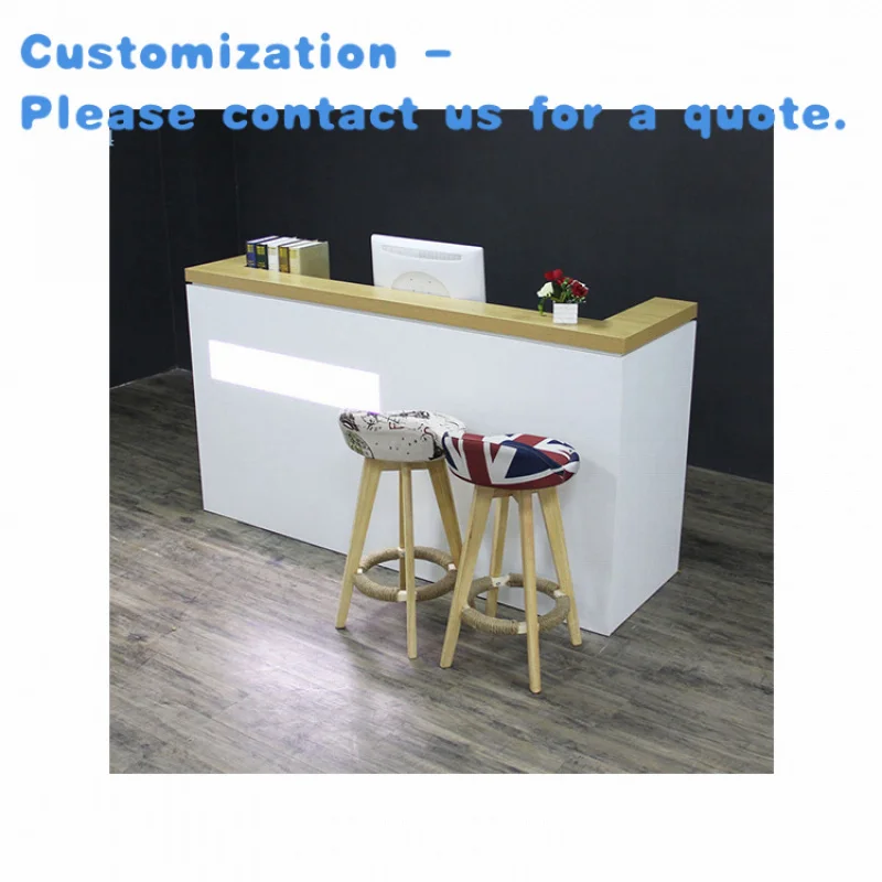 

custom.Kainice Customized Modern Retail Wooden Boutique Reception Desks Cashier Counter Register Checkout Counters Clothes S
