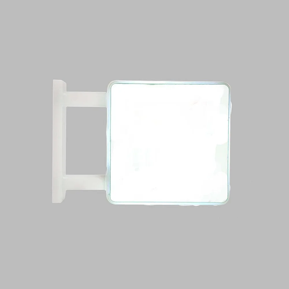 Miniature LED Refrigerator Magnet Light Sign Round Square Energy Saving Luminous Blank Fridge Sticker Magnetic Base No Pattern