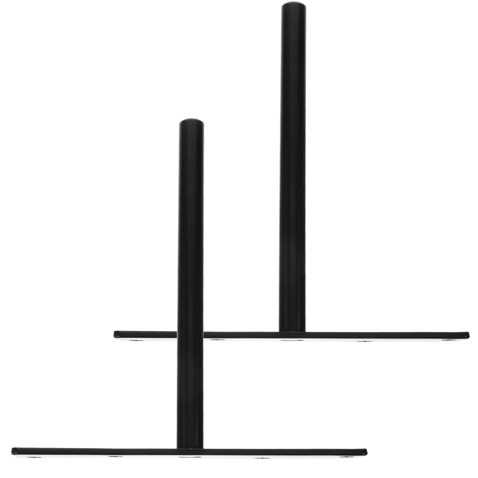 2Pcs Metal Invisible Shelf Brackets Heavy Duty Floating Shelf Bracket Wall Mount Support for Wood Shelves Brackets for Wood