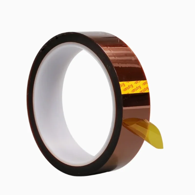 5/6/8/10/12/15/20MM x 30M Brown High Temperature Resistant Kapton Tape Polyimide For Electric Task/grills/powder coating