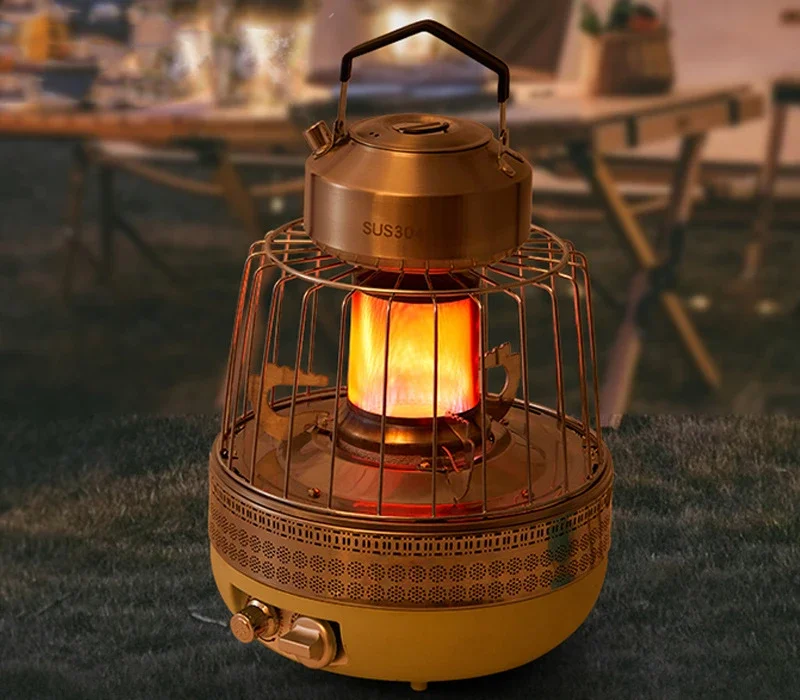 

Winter outdoor gas heating stove household available liquefied gas stove rural heating artifact camping ice fishing stove