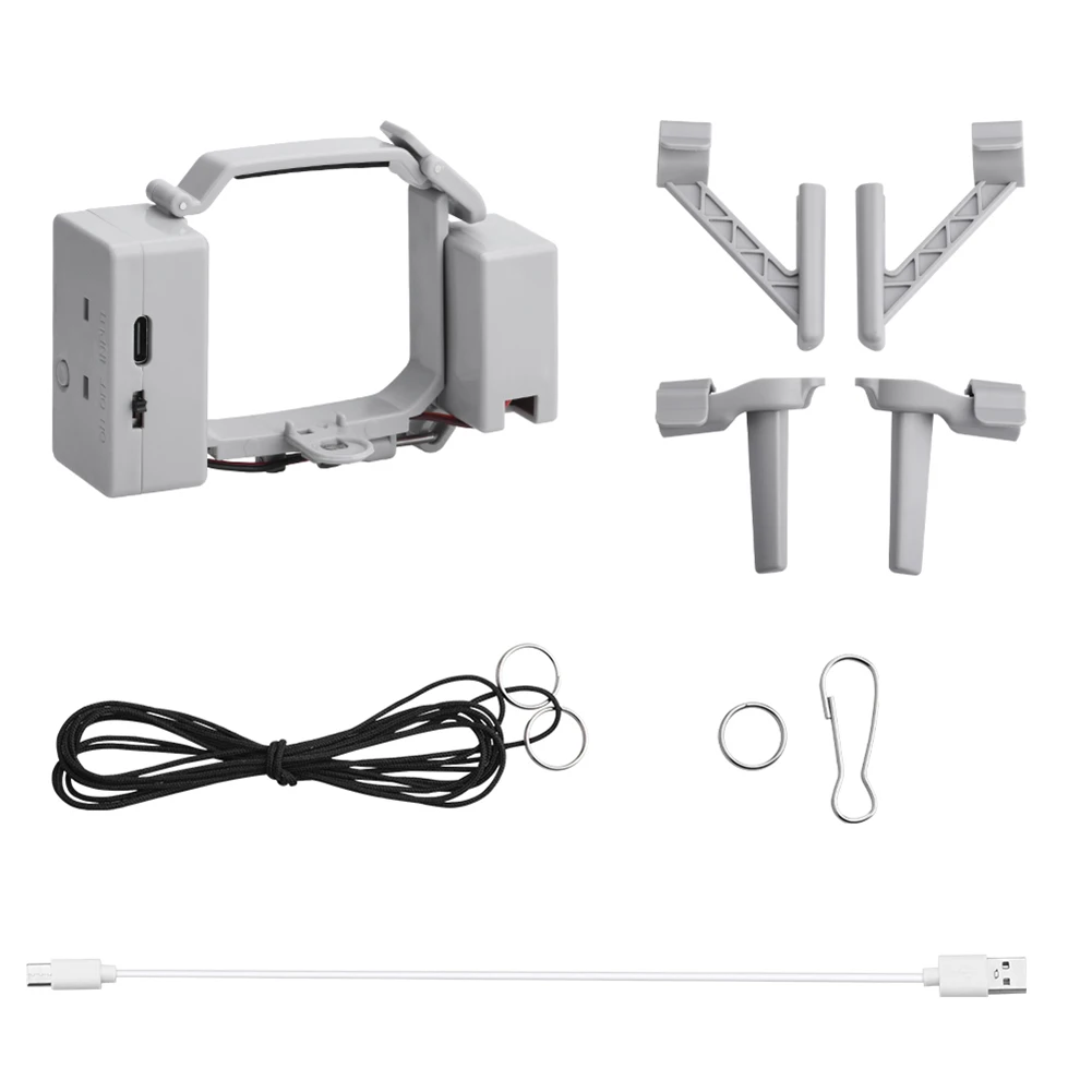 For Mini 4 Pro Payload Delivery Thrower USB Charging Air Dropper Device Drone Remote Thrower for Fishing Wedding Search