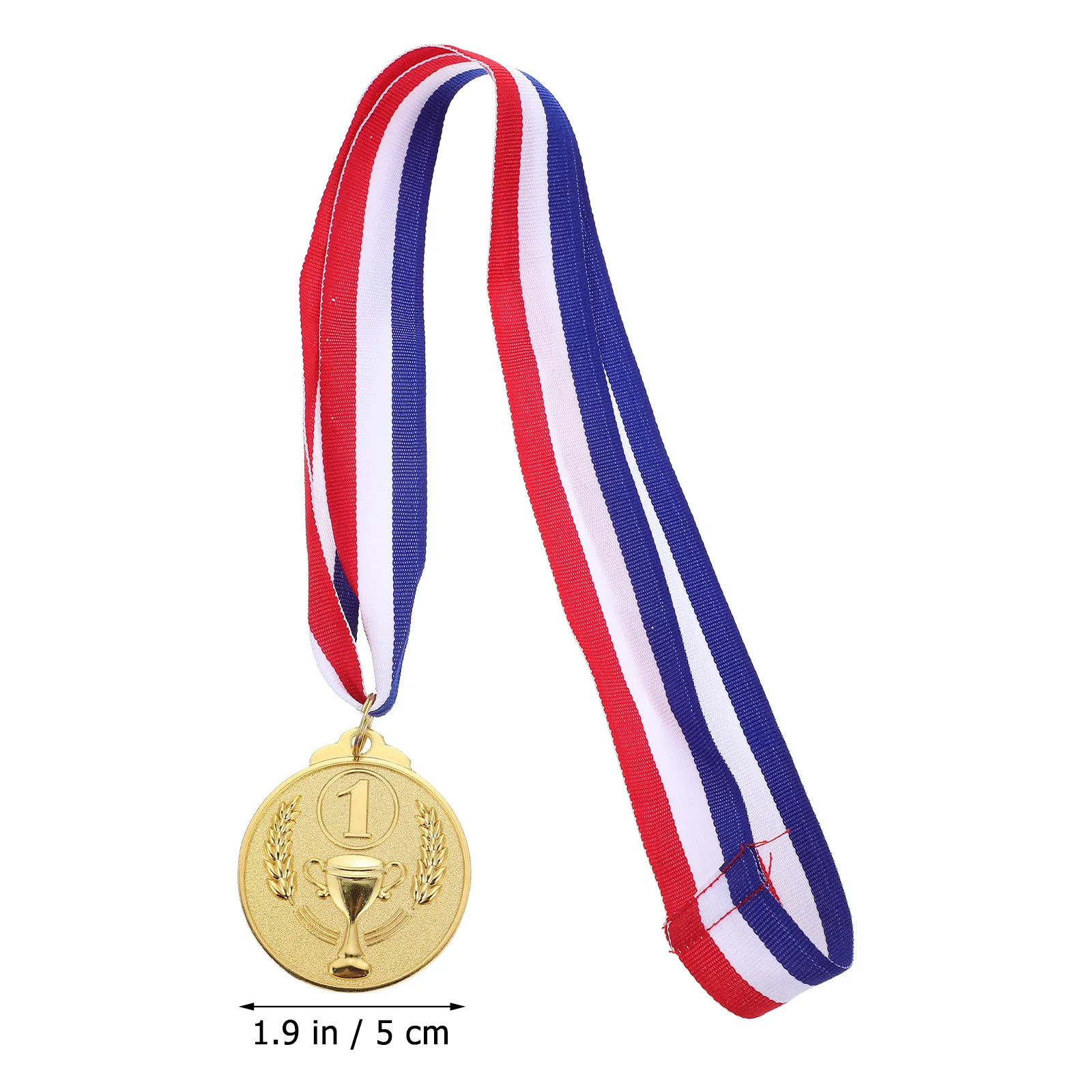 3Pcs High Quality Zinc Alloy Sports Medals Competition Trophy Award Medal for Races Events Schools Achievements Motivational