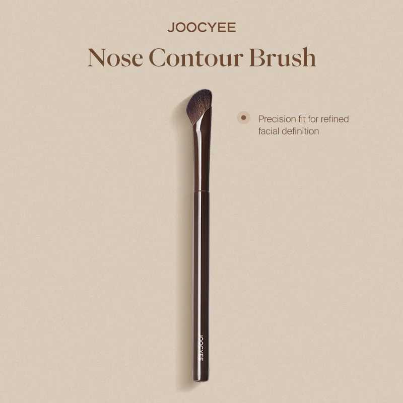 JOOCYEE NOSE CONTOUR BRUSH Angled Precision Makeup Brush Slim Glossy Handle for Nose Sculpting & Seamless Contour Blending