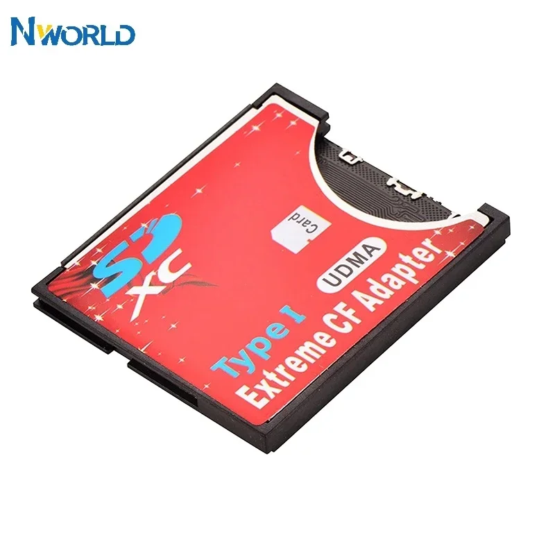 Hot Sell SD CF Card Adapter Wireless Wifi SD MMC SDHC SDXC Slot To CF Type I Compact Flash Memory CF Card Adapter For SLR Camera