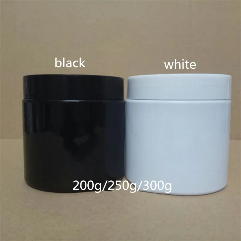 10/30/50pcs Wholesale  Plastic Jar and Lids Empty Cosmetic Containers Makeup Box Travel Bottle 300ml