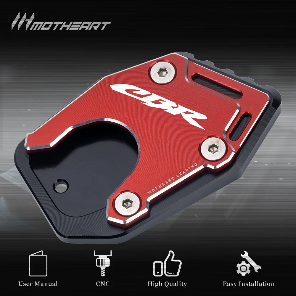 Motorcycle Kickstand Pad For Honda CBR 500R/650R/300R cbr 500r 650r 300r honda motorcycle accessories moto accesorios