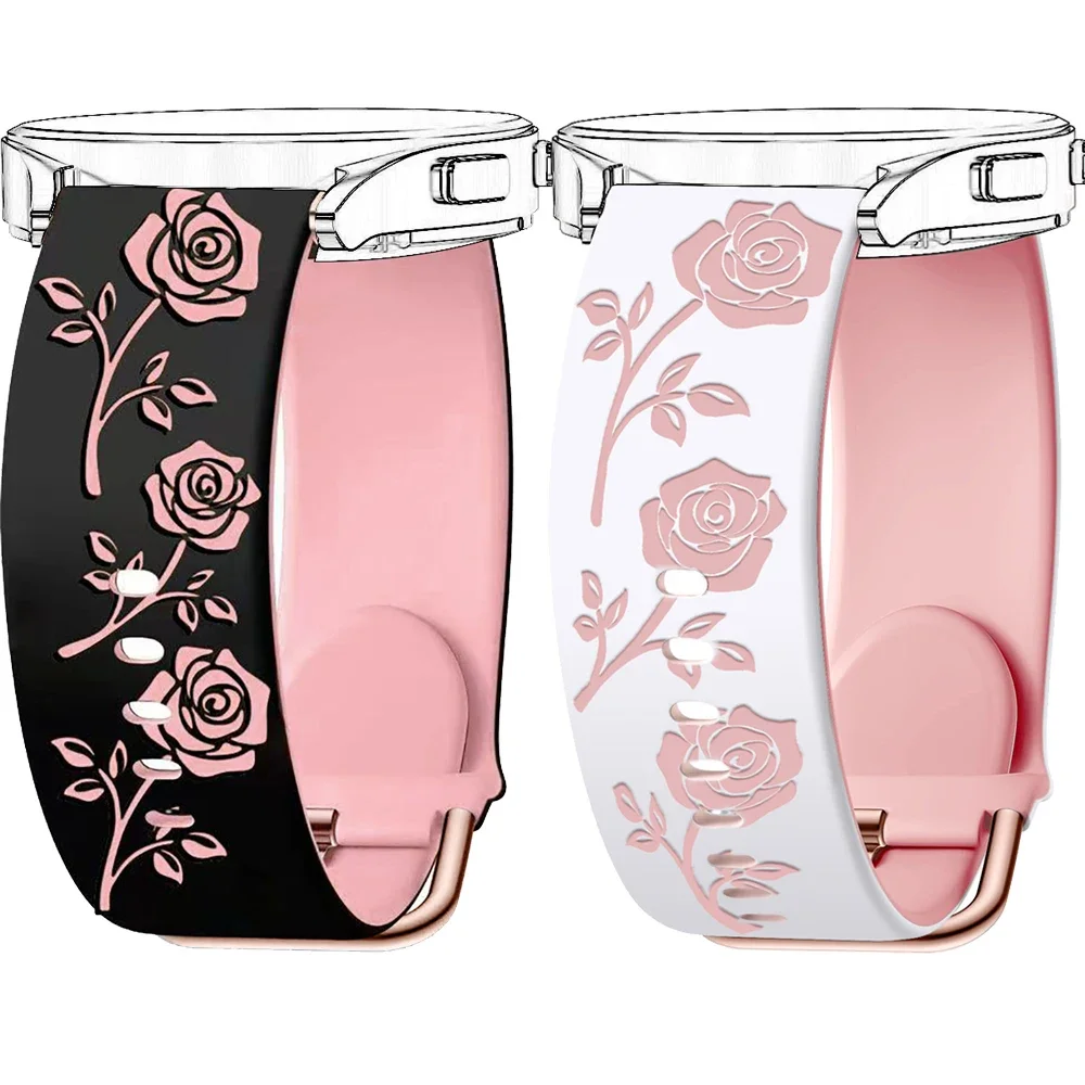 Pulsera de 20mm para Garmin Venu Forerunner 165 55 245 para Samsung 7 6 5 4 para Amazfit GTS 4 3 2 correa de reloj correas de reloj