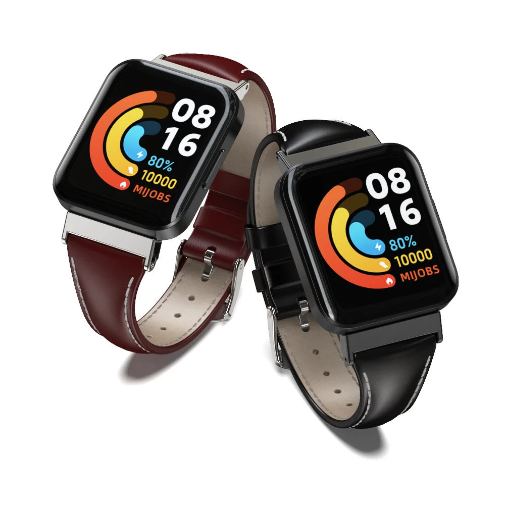 Strap for Xiaomi RedMi Watch 2 Lite Bracelet Leather Wristbands for Mi Watch Lite Strap for Poco Watch Correa Band Accessories