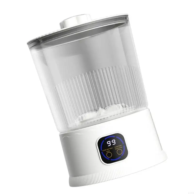 918D 휴대용 세탁기 무선 미니 와셔 깊게 깨끗한 작은 세탁 양말 속옷 아기 옷 작은 세탁기