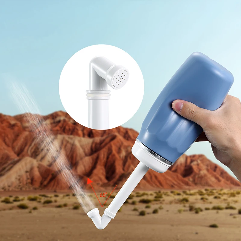 

400ML Portable Bidet Travel Handheld Bidet Bottle with Retractable Spray Nozzle for Baby women Hygiene Cleansing Personal Care